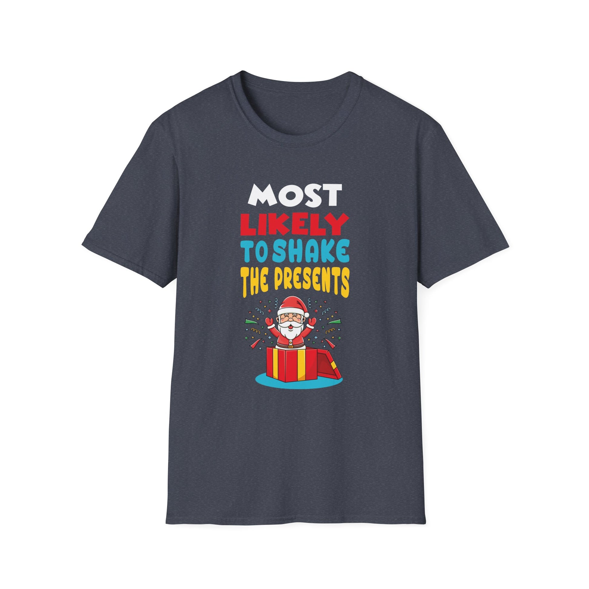 Most Likely To Shake The Presents Funny Christmas Family T-Shirt