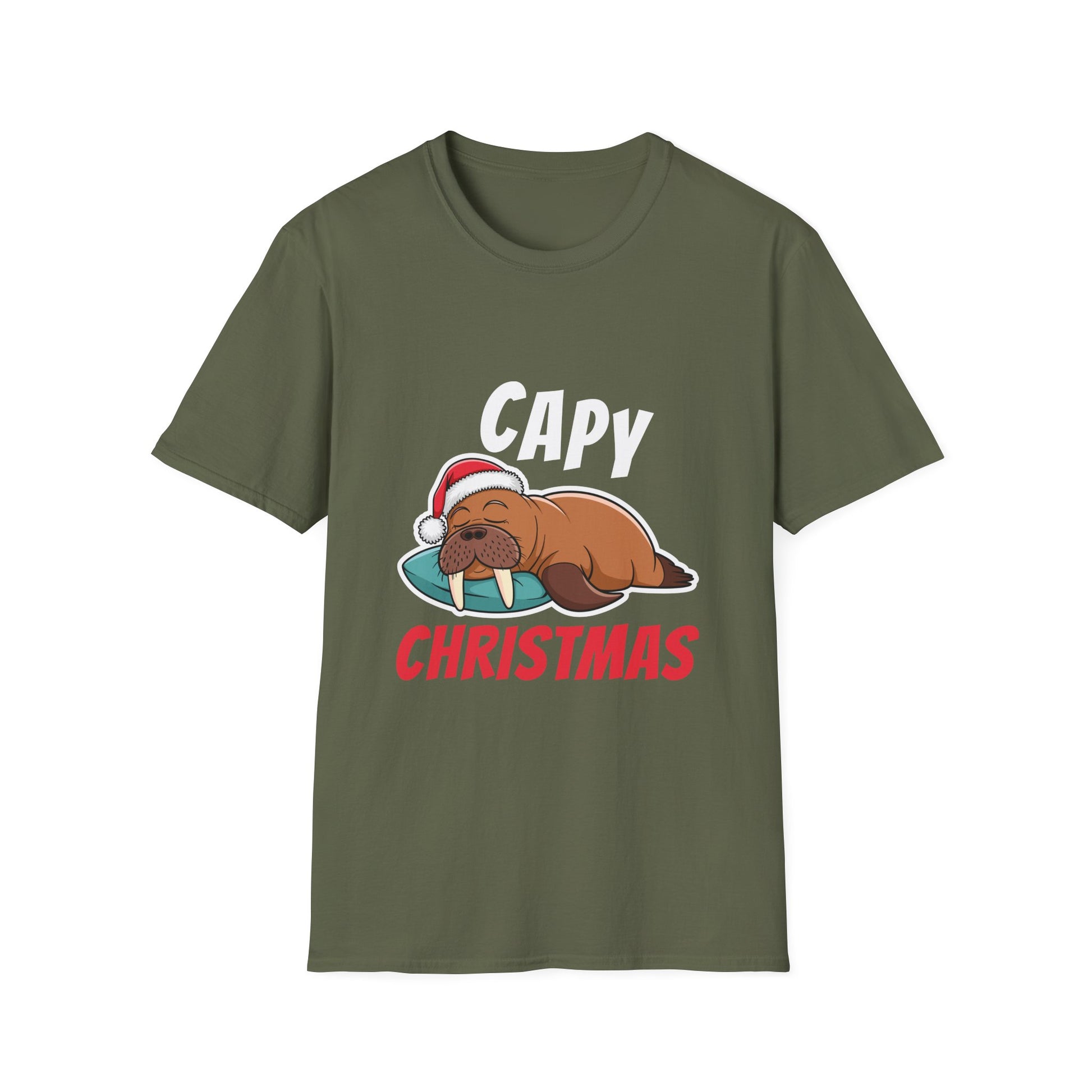 Capybara Christmas Unisex T-Shirt