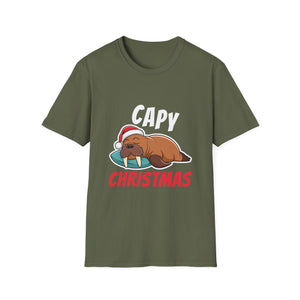 Capybara Christmas Unisex T-Shirt