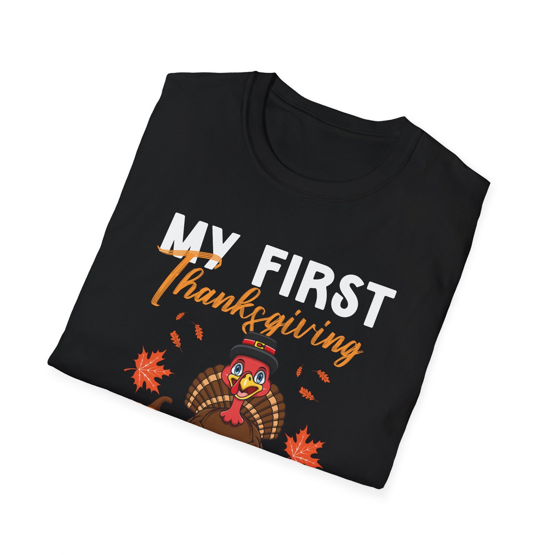 Thanksgiving T-Shirt for Grandma - My First Thanksgiving Design  Unisex T-Shirt