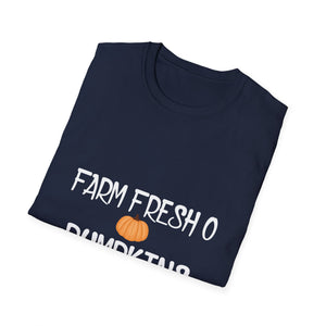 Farm Fresh Pumpkins T-Shirt — Pumpkin Patch, Apples & Hayrides Fall Tee