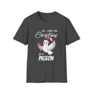 Christmas Is Better With A Pigeon Ugly Christmas Sweater Unisex T-Shirt