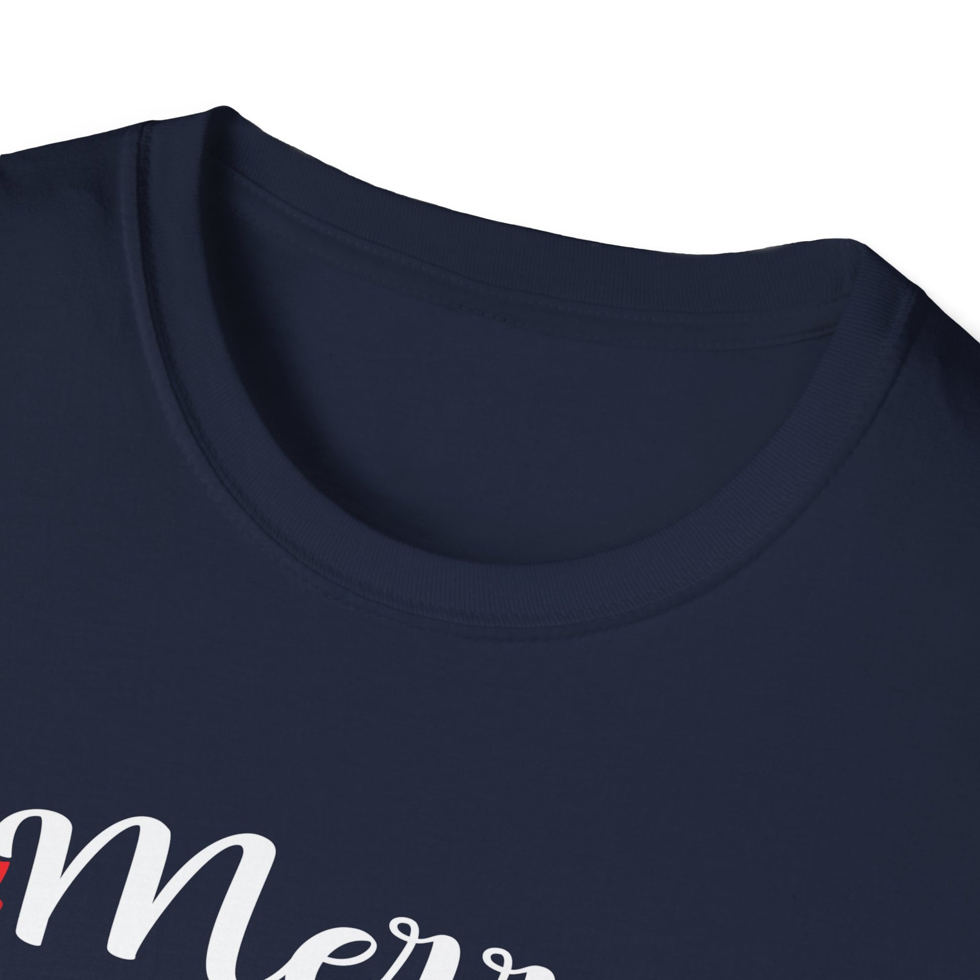 Miniature Schnauzer Merry Woofmas Christmas Dog Gift Unisex Softstyle T-Shirt