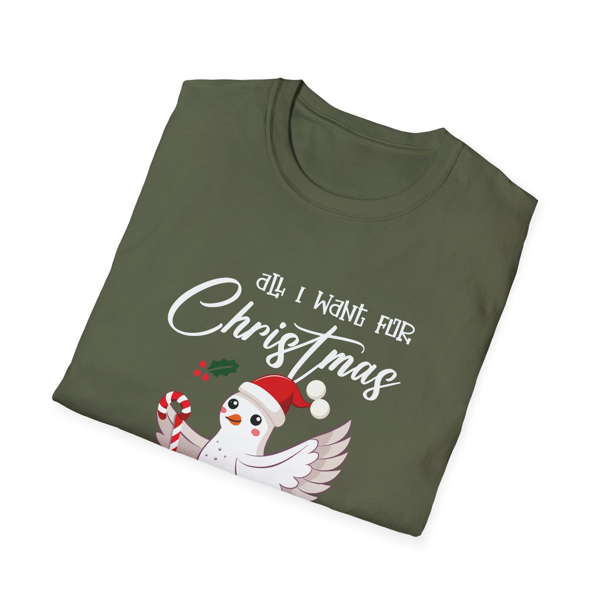 Christmas Is Better With A Pigeon Ugly Christmas Sweater Unisex T-Shirt
