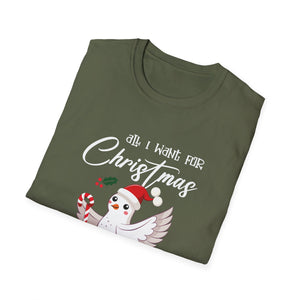 Christmas Is Better With A Pigeon Ugly Christmas Sweater Unisex T-Shirt