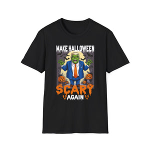 Funny Trump Halloween MAKE HALLOWEEN SCARY AGAIN Unisex Softstyle T-Shirt