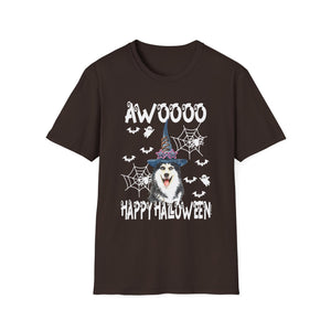 Husky Halloween Funny Siberian Husky Halloween Tee  Unisex Softstyle T-Shirt