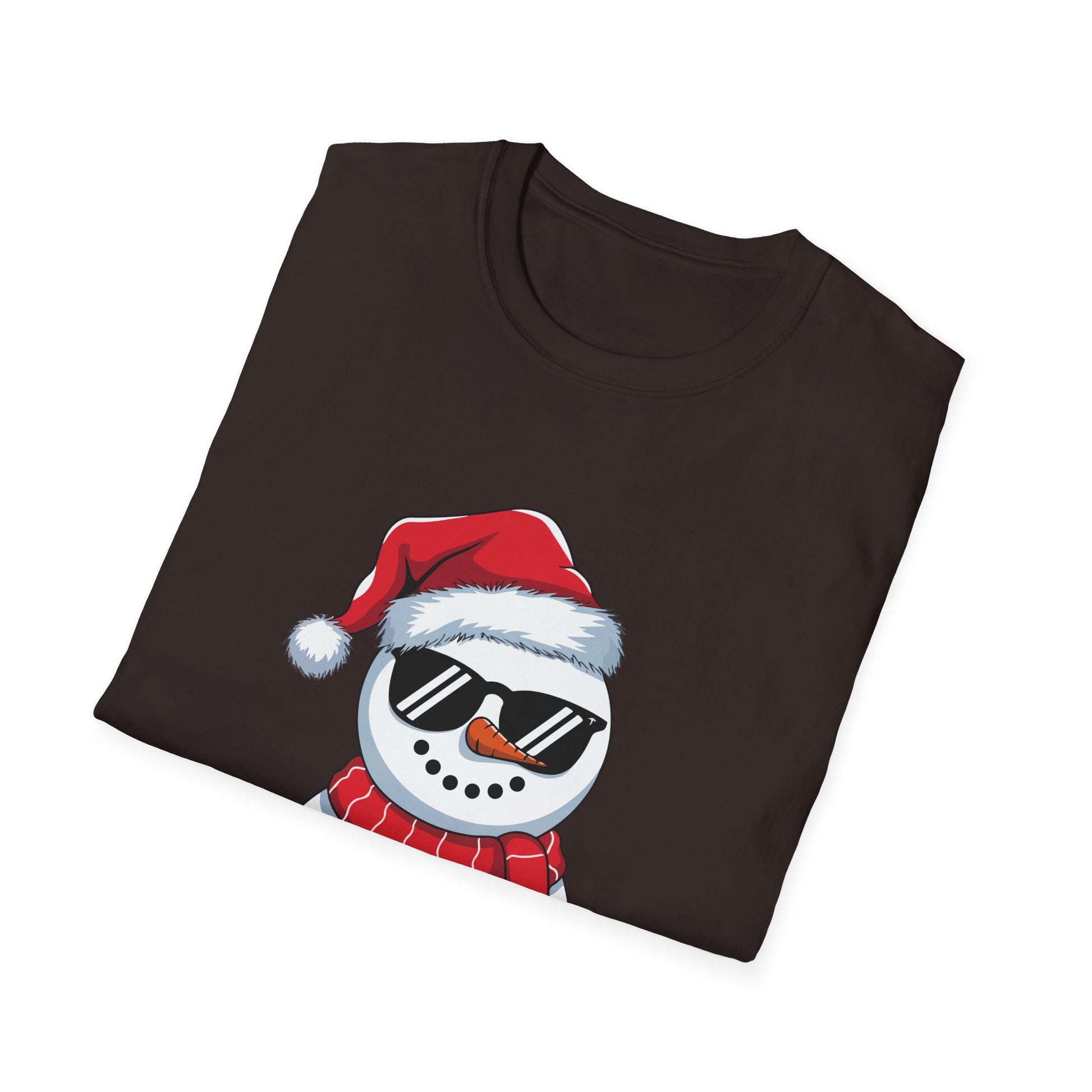 Snowman Santa T-Shirt — Cool Sunglasses Holiday Tee