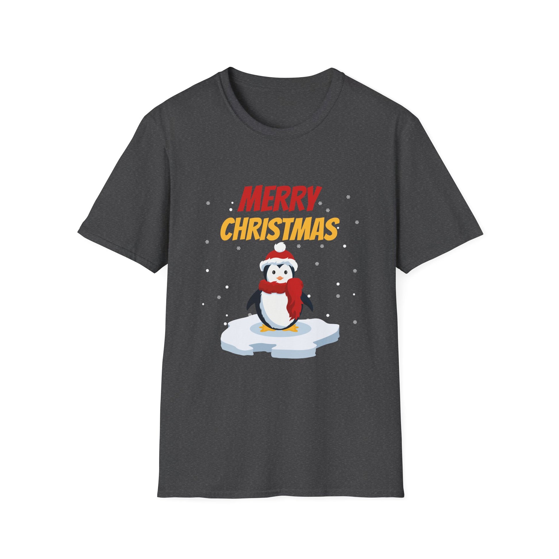 Christmas Penguin T-Shirt — "Merry Christmas" Holiday Graphic Tee