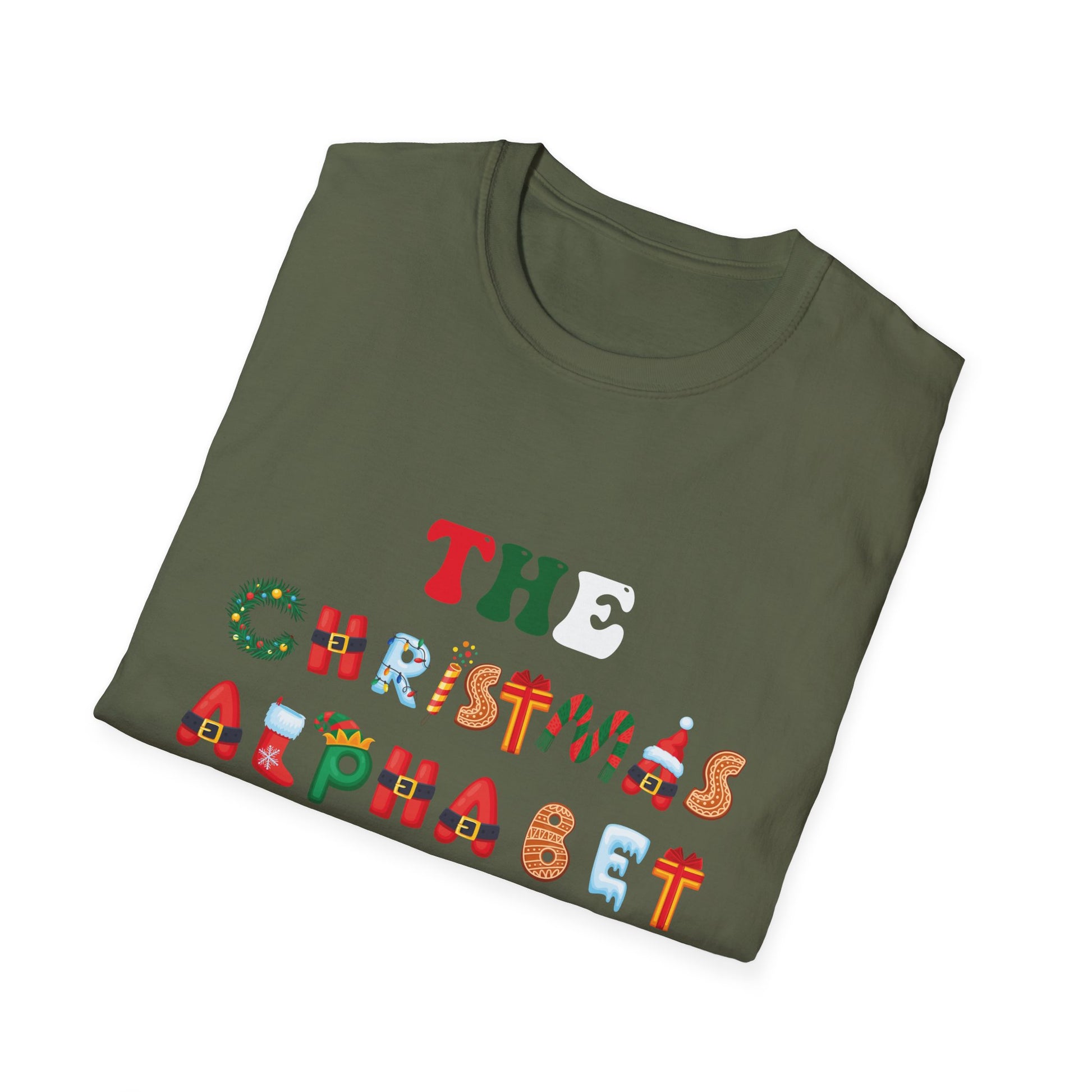 Christmas Alphabet Has Noel T-Shirt — Festive Holiday Lettering Tee
