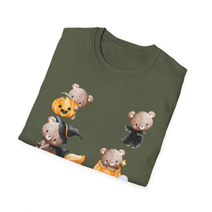Bear Halloween Costume Bear Halloween T-Shirt Unisex Softstyle T-Shirt