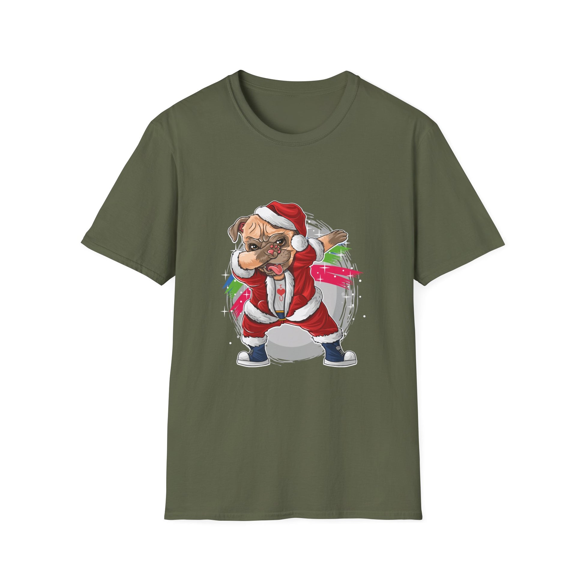 Christmas French Bulldog Funny Frenchie Ugly Christmas Unisex T-Shirt