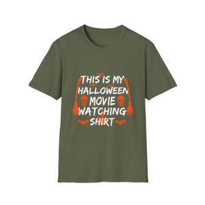 Halloween Movie Watching T-Shirt — 