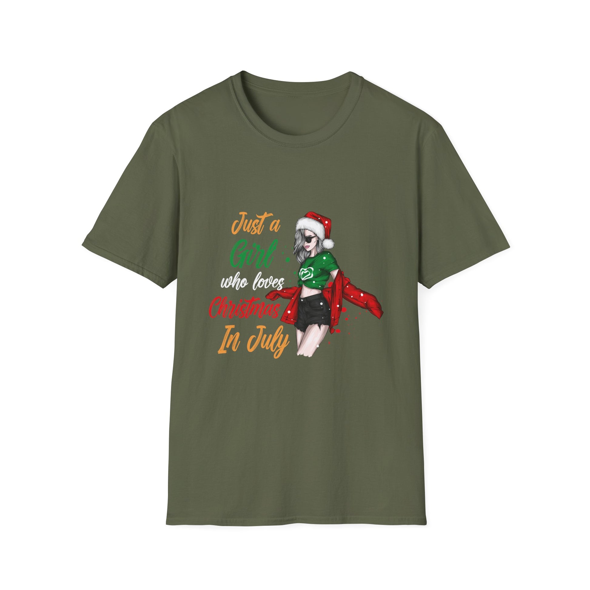 Christmas In July - Funny Summer Flamingo Christmas Unisex T-Shirt