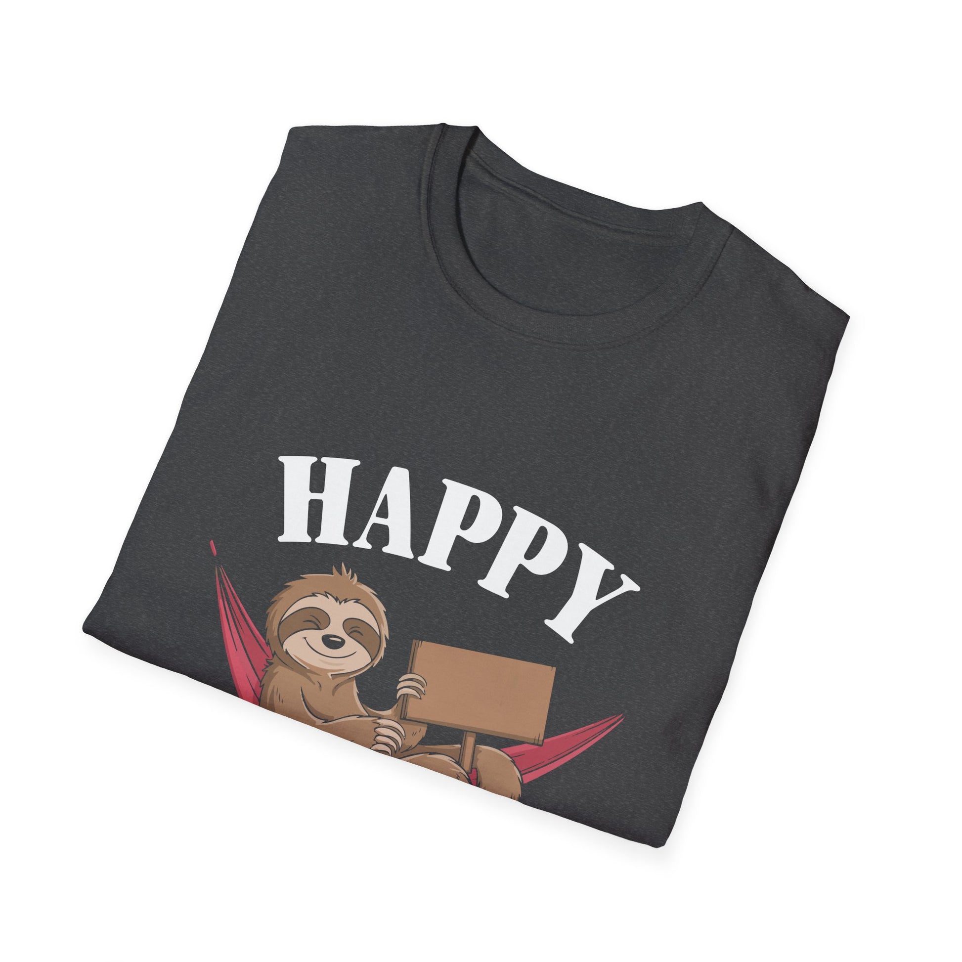 Happy Slothgiving T-Shirt — Cute Sloth Thanksgiving Graphic Tee  Unisex T-Shirt