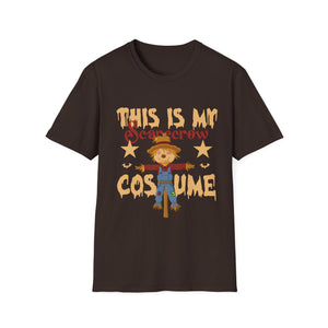 This Is My Scarecrow Costume T-Shirt — Cute Halloween Scarecrow Graphic Tee