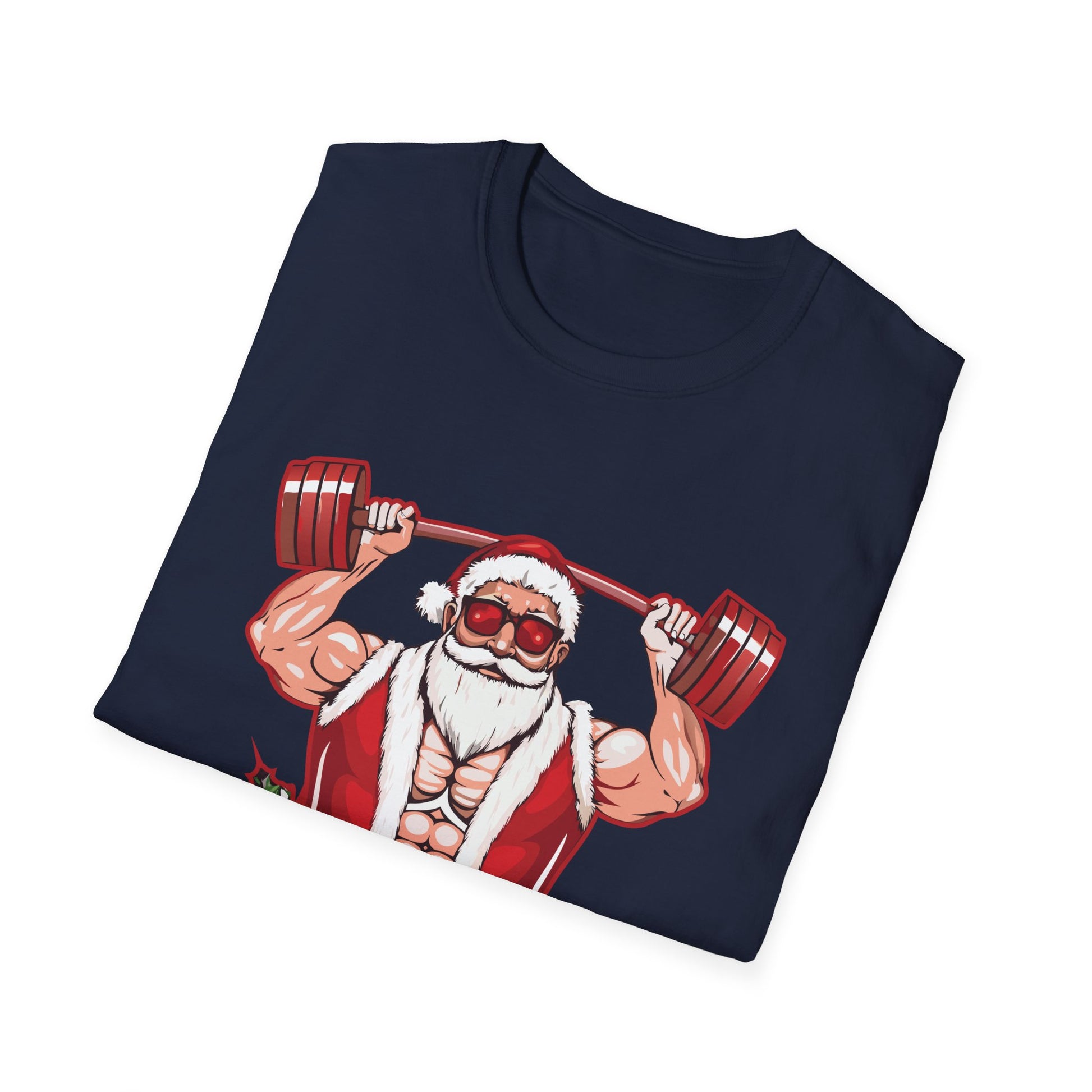 Christmas Gym Workout Ugly Christmas Merry Fitness Unisex T-Shirt