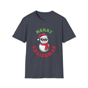 Merry Cruisemas 2025 Christmas Santa Snowman Cruise T-Shirt