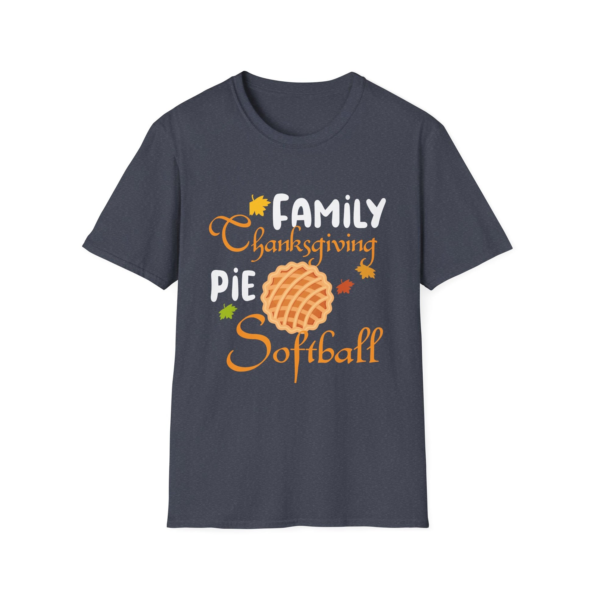 Thanksgiving Pie Softball Family T-Shirt