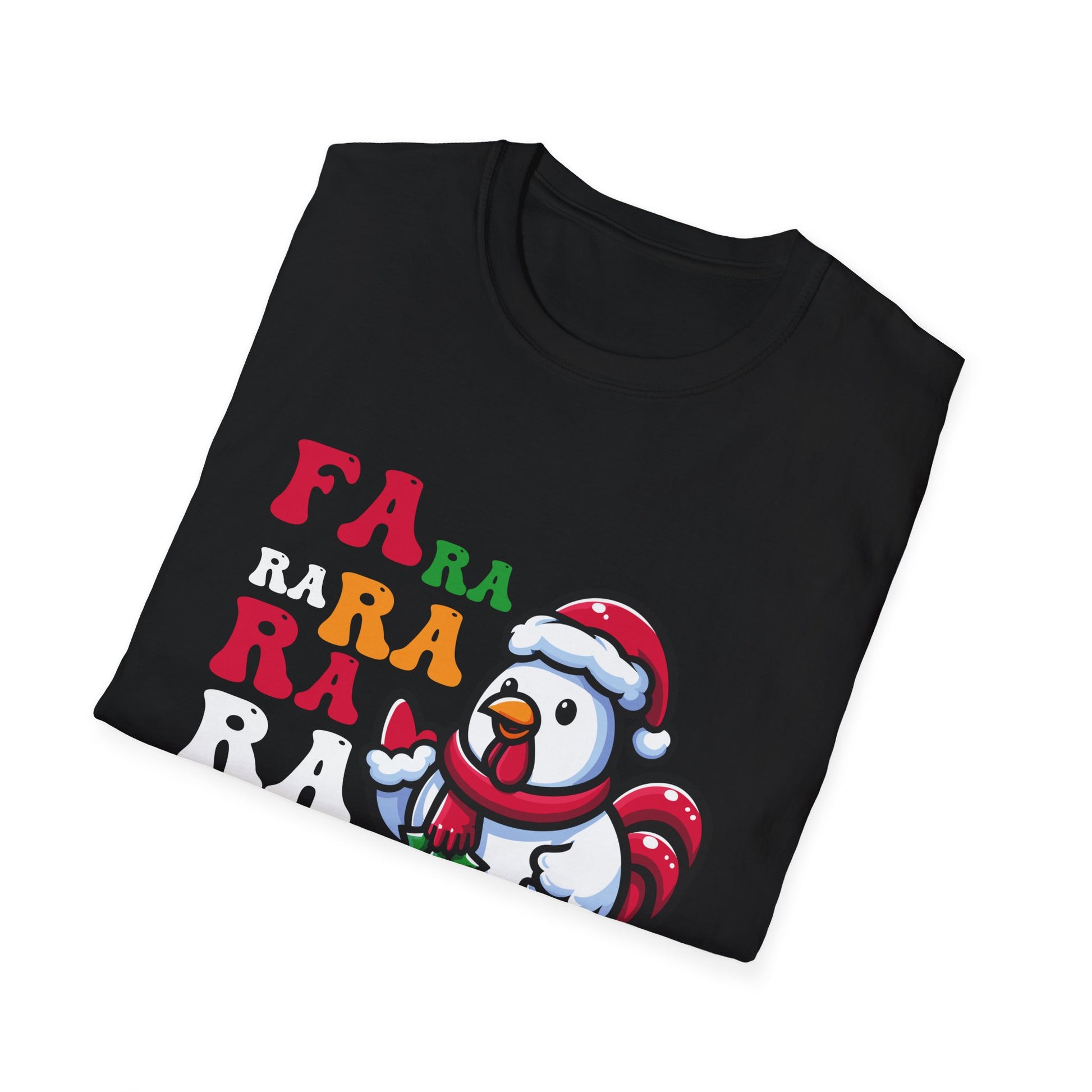 Christmas Chicken Caroling Ugly Christmas Knitted Cardigan Unisex T-Shirt