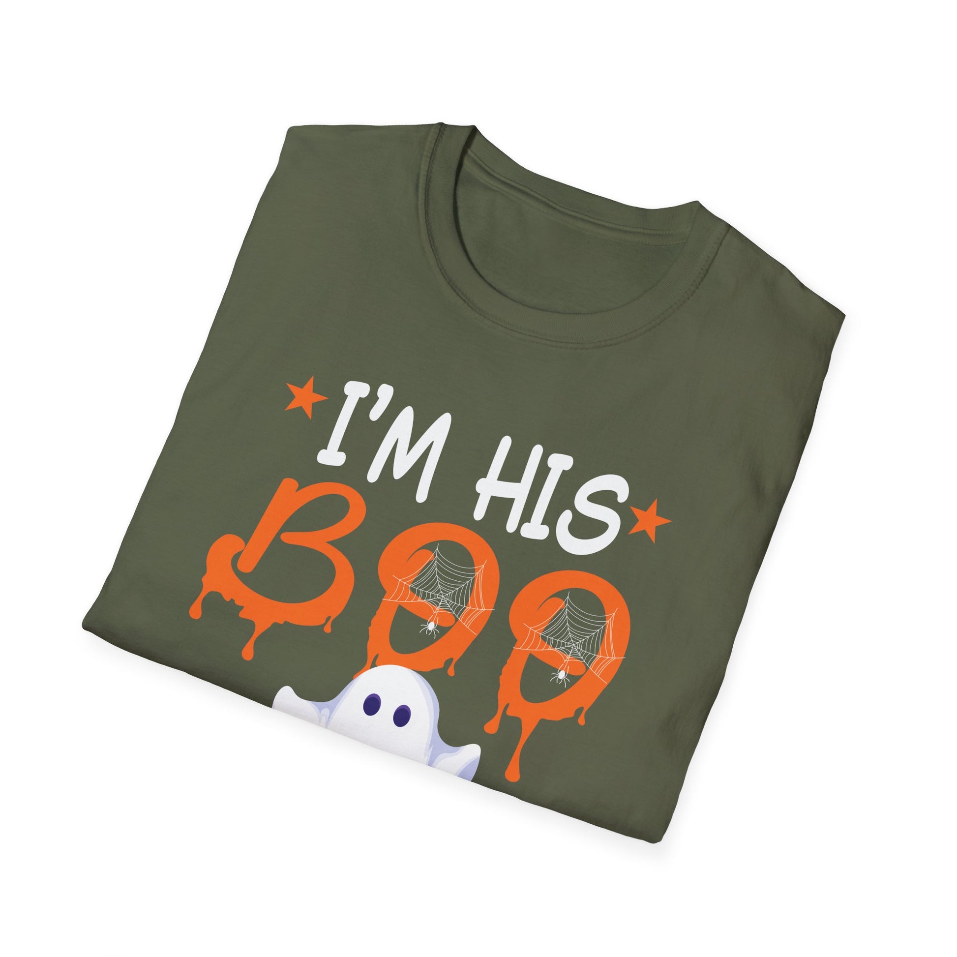 Halloween "I'm His Boo" T-Shirt — Cute Ghost Couples Tee