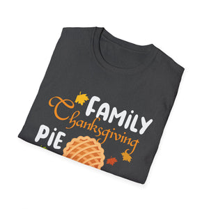 Thanksgiving Pie Softball Family T-Shirt