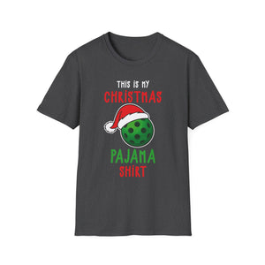 Funny Christmas Pickleball Lover This Is My Christmas Pajama Unisex Softstyle T-Shirt