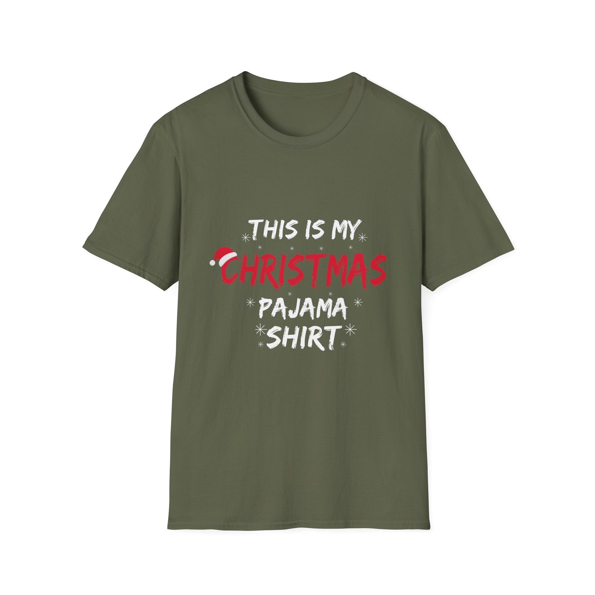 Christmas Pajama Shirt T‑Shirt — This Is My Christmas Pajama Shirt Holiday Tee