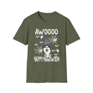 Husky Halloween Funny Siberian Husky Halloween Tee  Unisex Softstyle T-Shirt