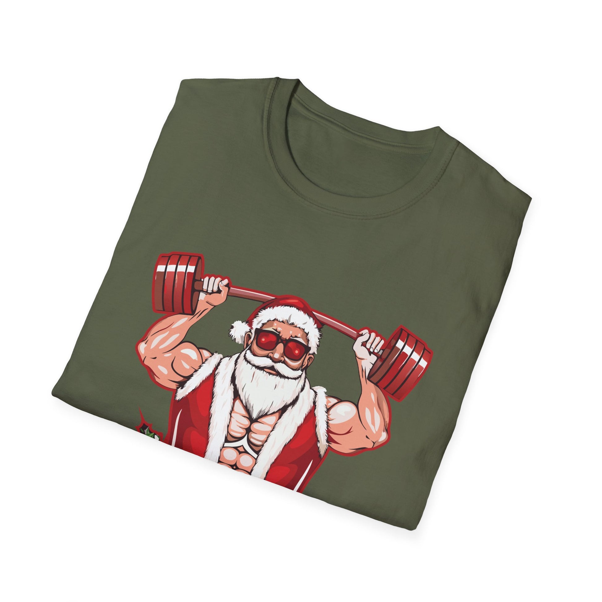 Christmas Gym Workout Ugly Christmas Merry Fitness Unisex T-Shirt