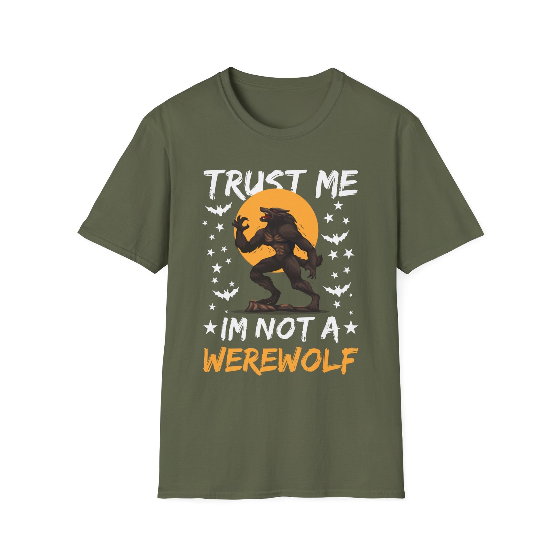 Werewolf Halloween T‑Shirt – "Trust Me I'm Not a Werewolf" Funny Costume Tee