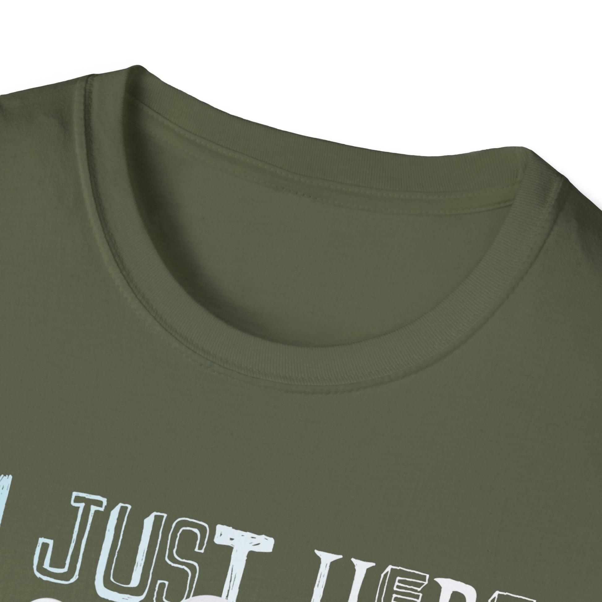 Just Here For The Boos Halloween Costume Funny Halloween Tee Unisex Softstyle T-Shirt