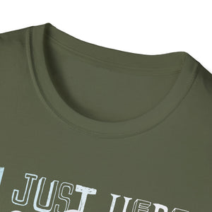 Just Here For The Boos Halloween Costume Funny Halloween Tee Unisex Softstyle T-Shirt