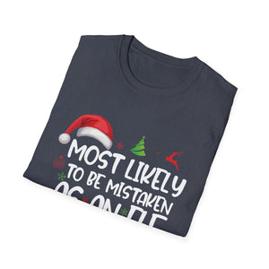 Most Likely To Be Mistaken As An Elf Family Christmas T-Shirt