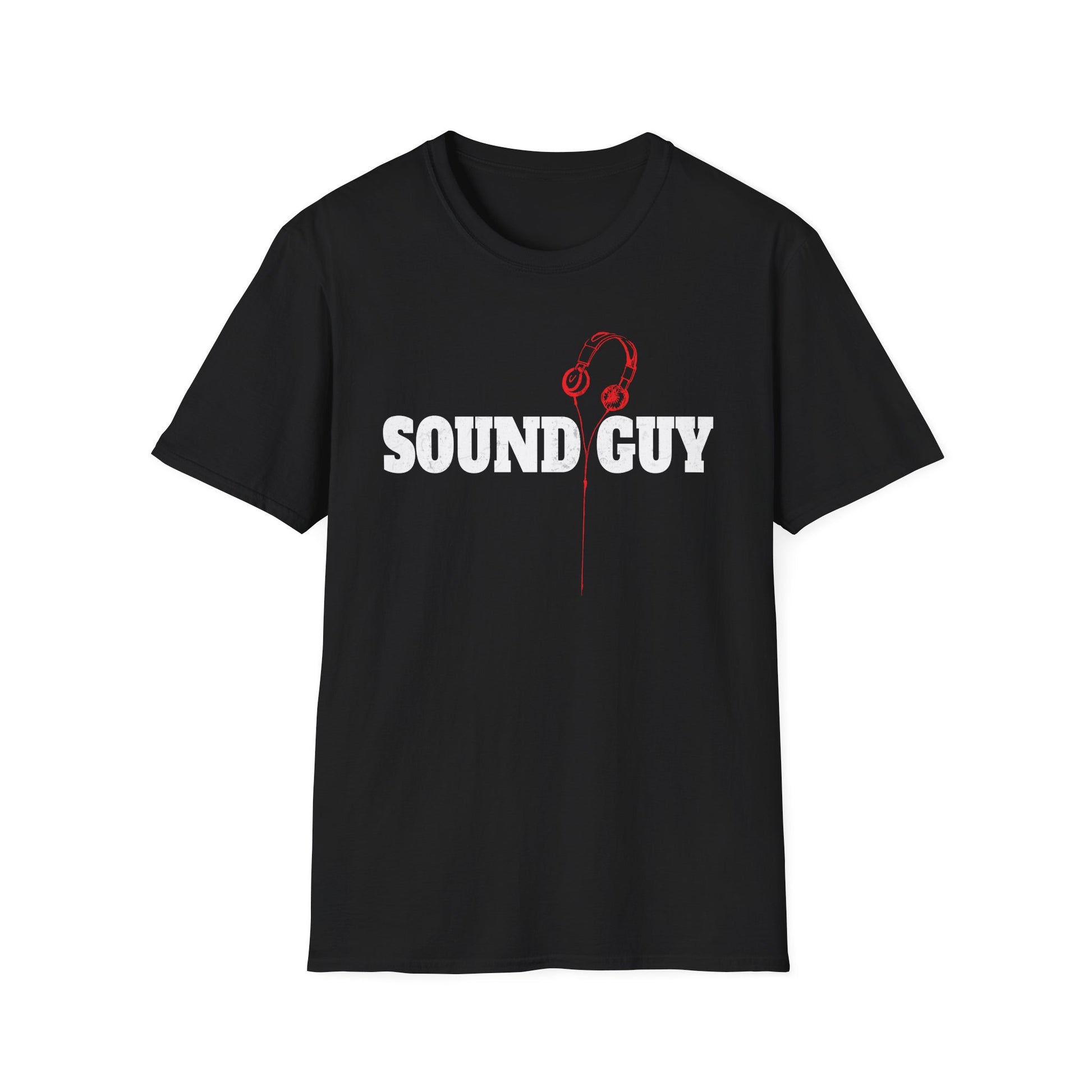 Sound Guy T-Shirt – Pro Audio Headphones Crew Tee