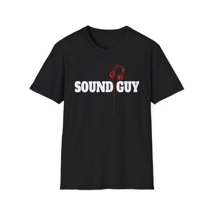 Sound Guy T-Shirt – Pro Audio Headphones Crew Tee