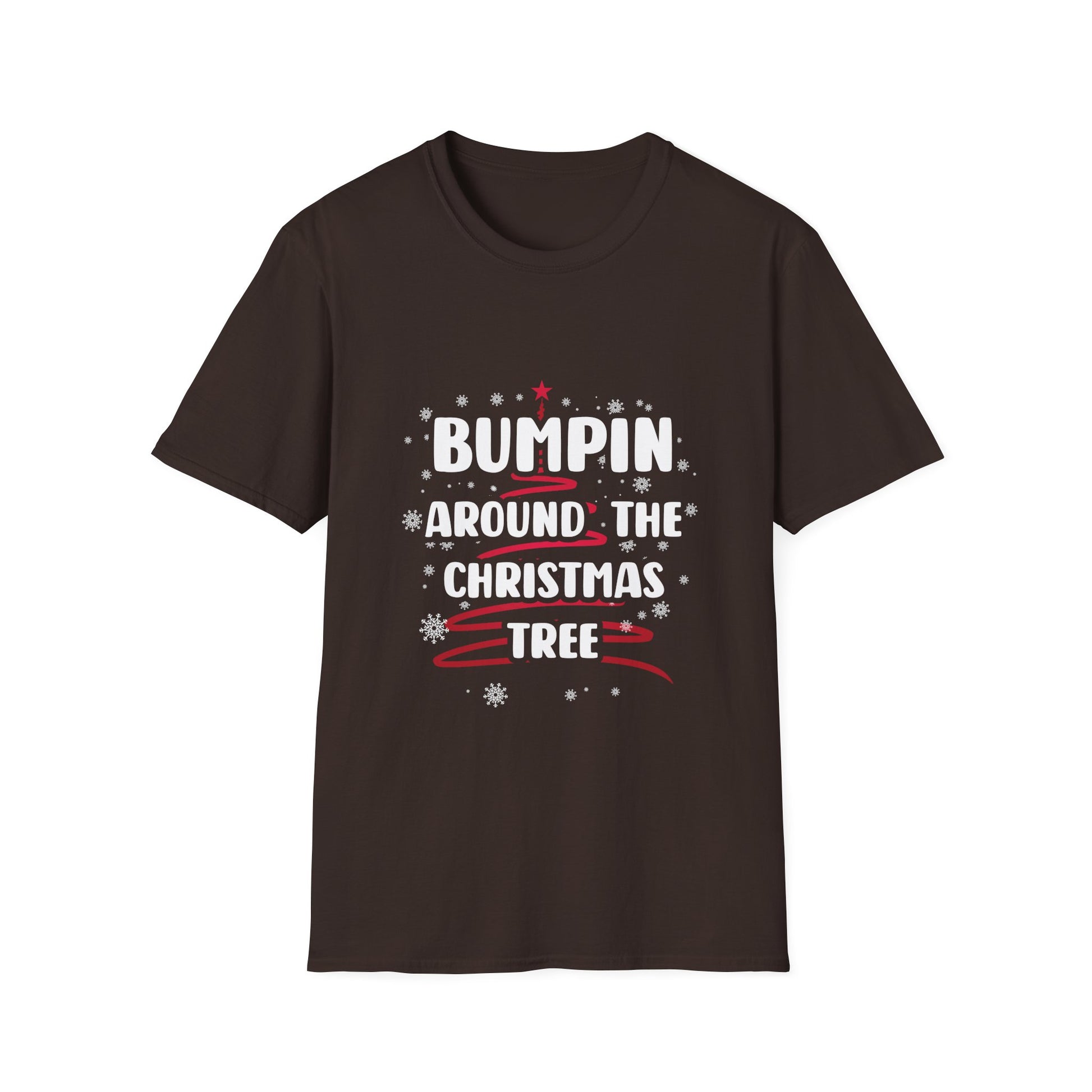 Christmas T-Shirt — "Bumpin' Around the Christmas Tree" Holiday Graphic Tee