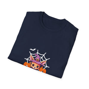 Cute Halloween Witchy Chihuahua Halloween TeeUnisex Softstyle T-Shirt