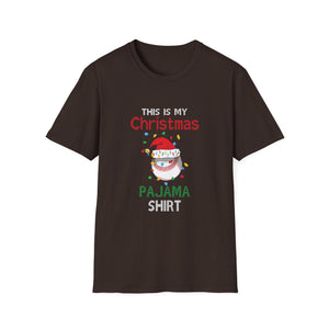 This Is My Christmas Pajama Shirt T-Shirt — Funny Holiday Santa Tee