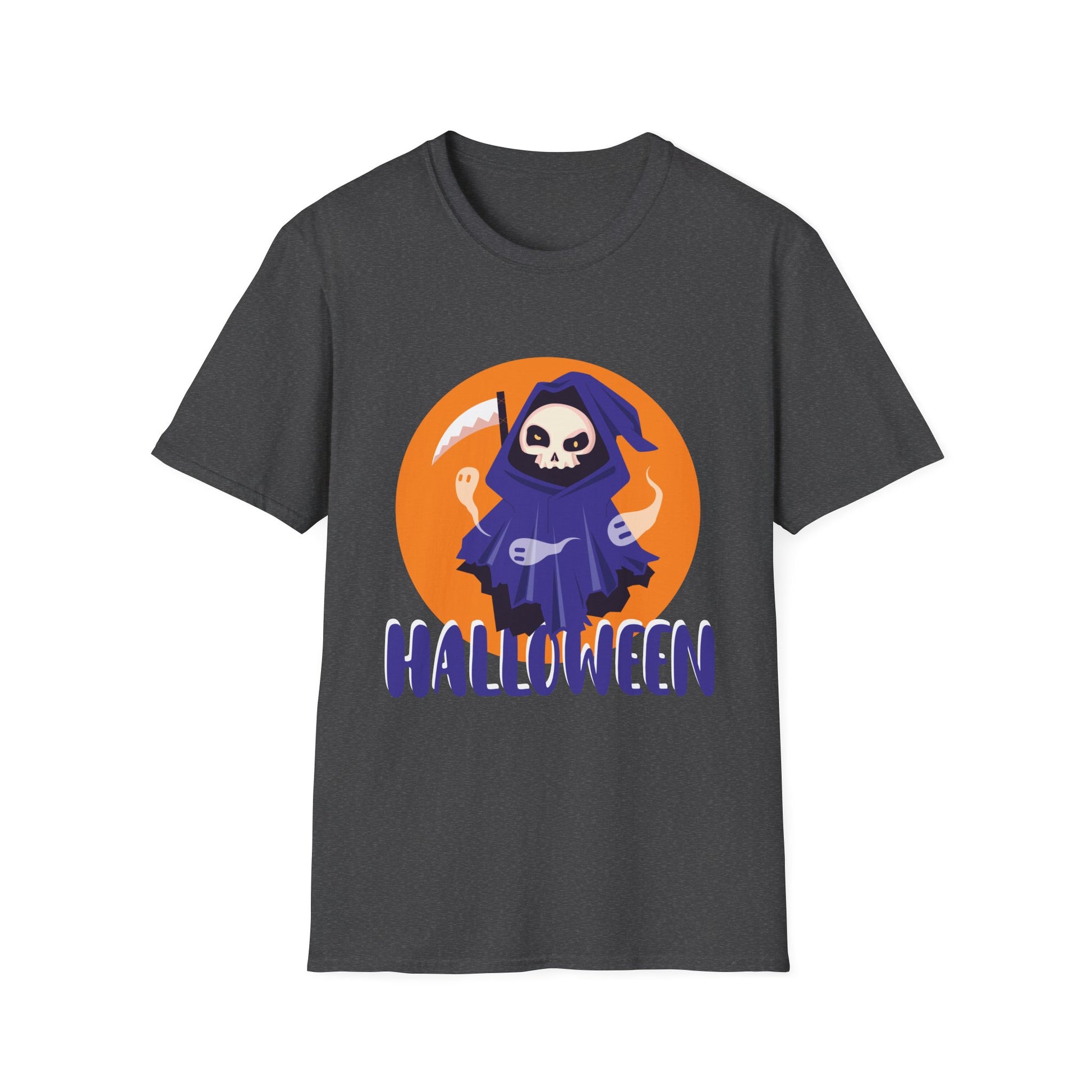 Halloween Grim Reaper T-Shirt — Cute Skeleton Costume Tee