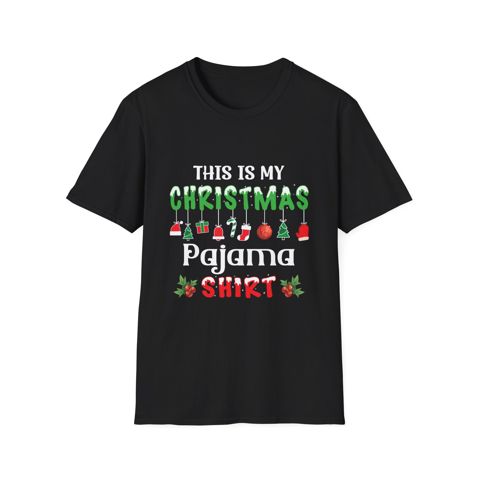 Christmas Pajama Shirt T‑Shirt — "This Is My Christmas Pajama Shirt" Holiday Tee