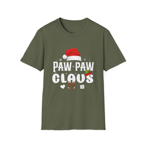 Paw Paw Claus Christmas Santa Family Matching Pajamas Xmas T-Shirt