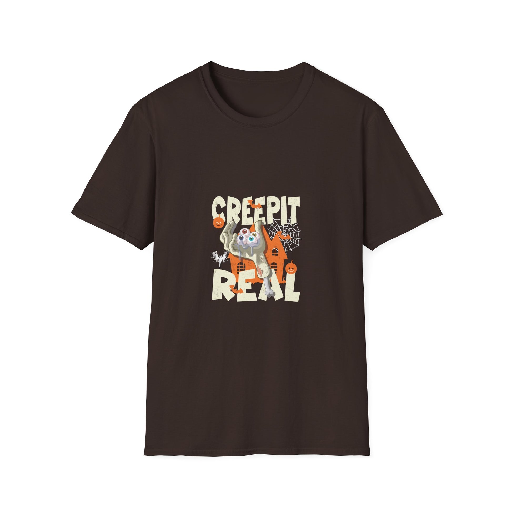 Chilling With My Creeps Halloween- Dancing Ghost Halloween Tee