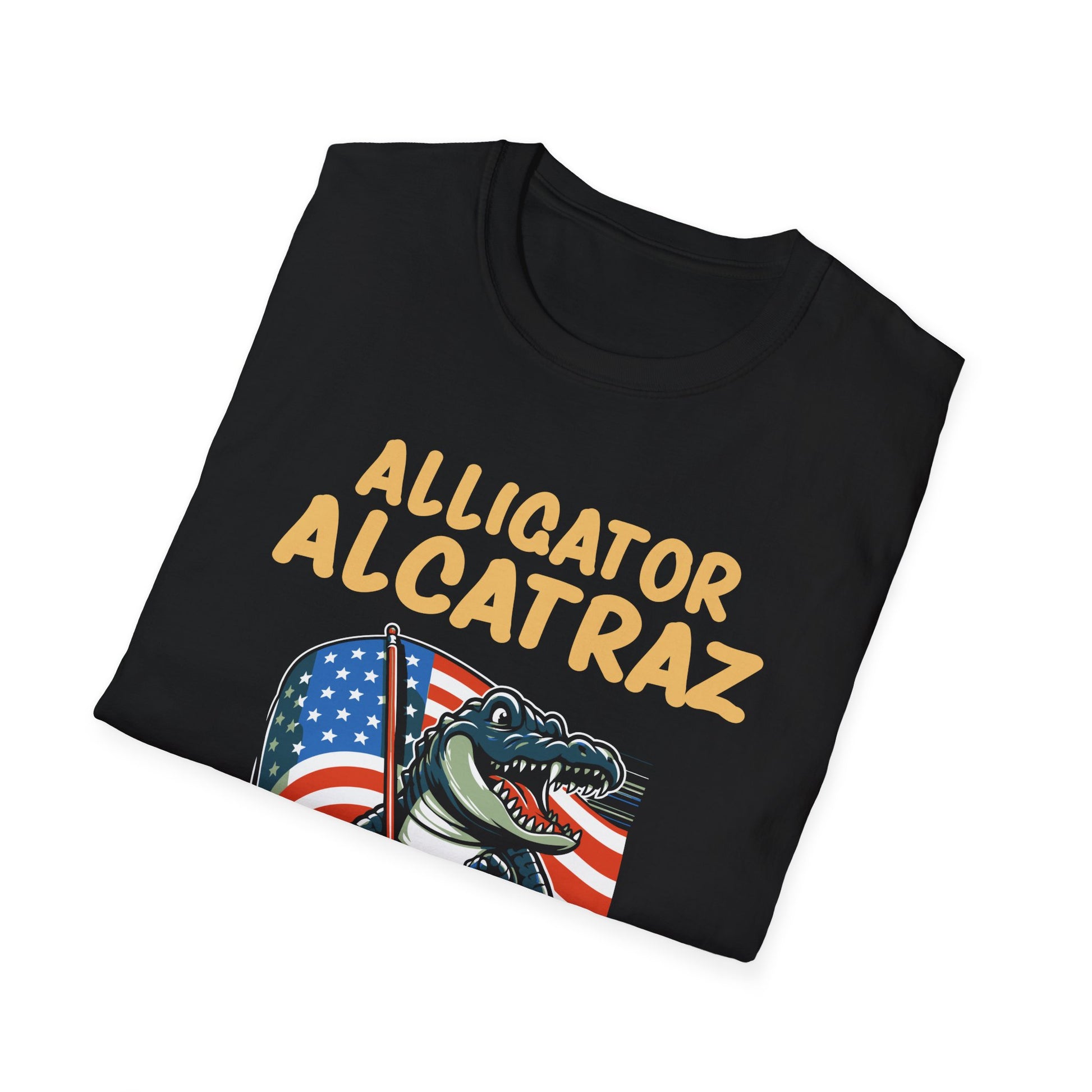 Alligator Alcatraz T-Shirt — Patriotic Gator Graphic Tee