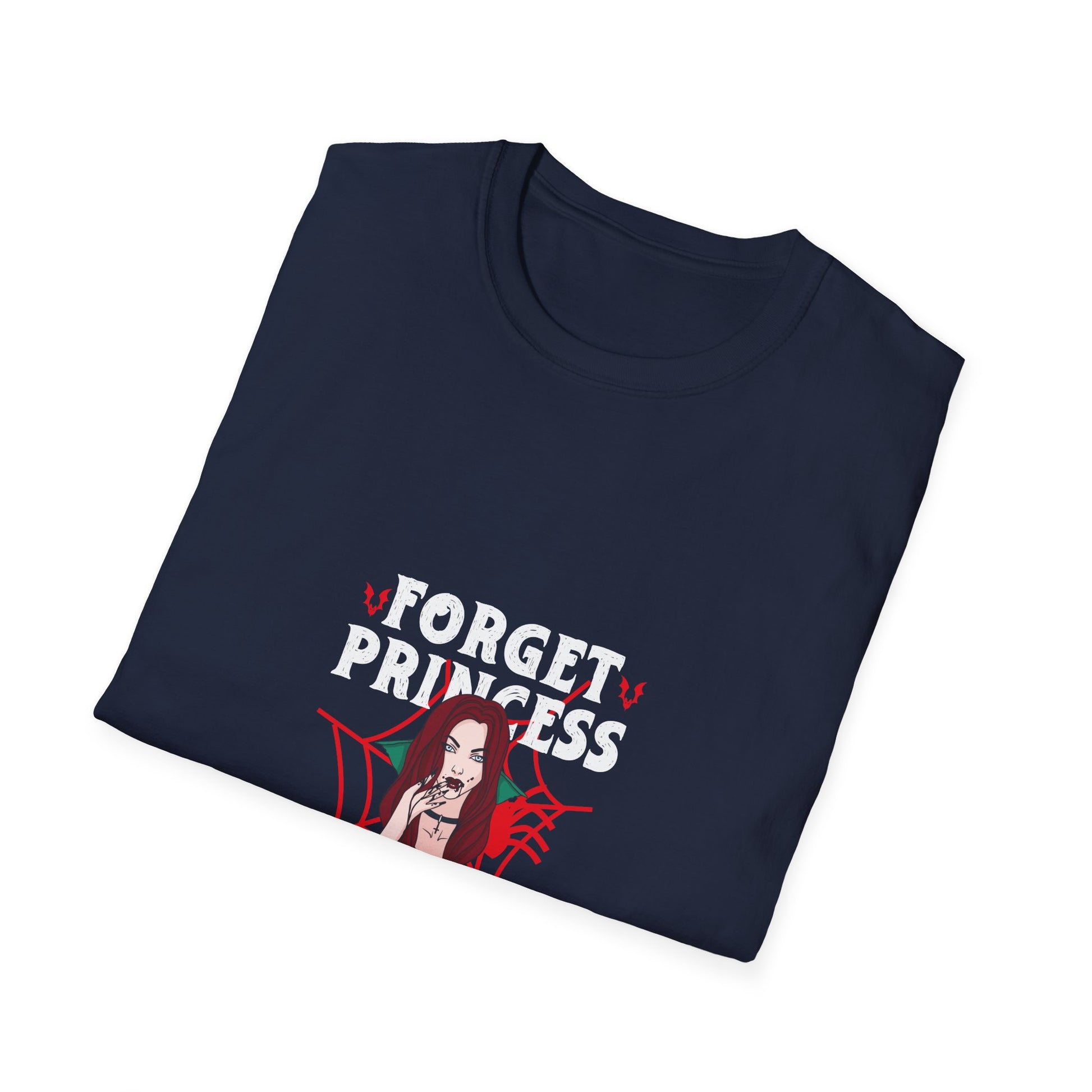 Forget Princess I Want To Be A Vampire T-Shirt — Gothic Vampire Graphic Tee