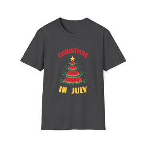Christmas In July T-Shirt — Festive Summer Holiday Tee