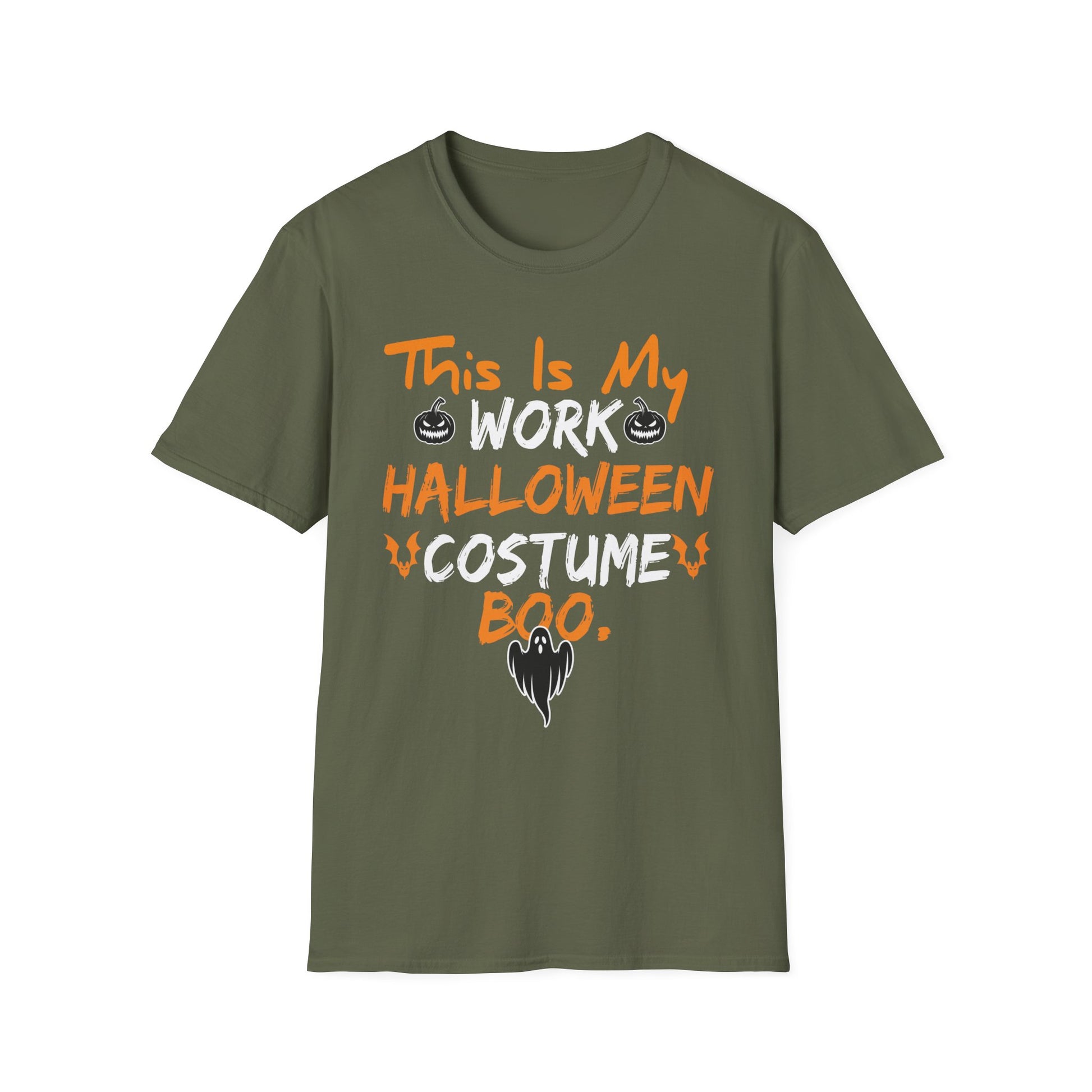 Halloween Work Costume T-Shirt – “This Is My Work Halloween Costume Boo”