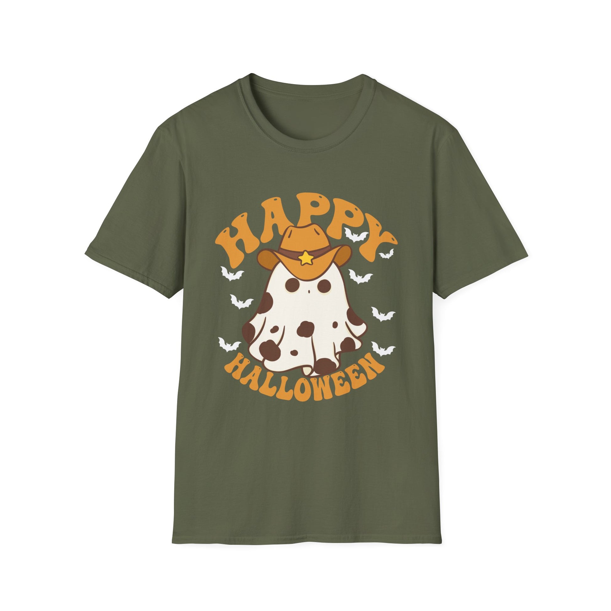 Happy Halloween Groovy Halloween Costume For Women TeeUnisex Softstyle T-Shirt