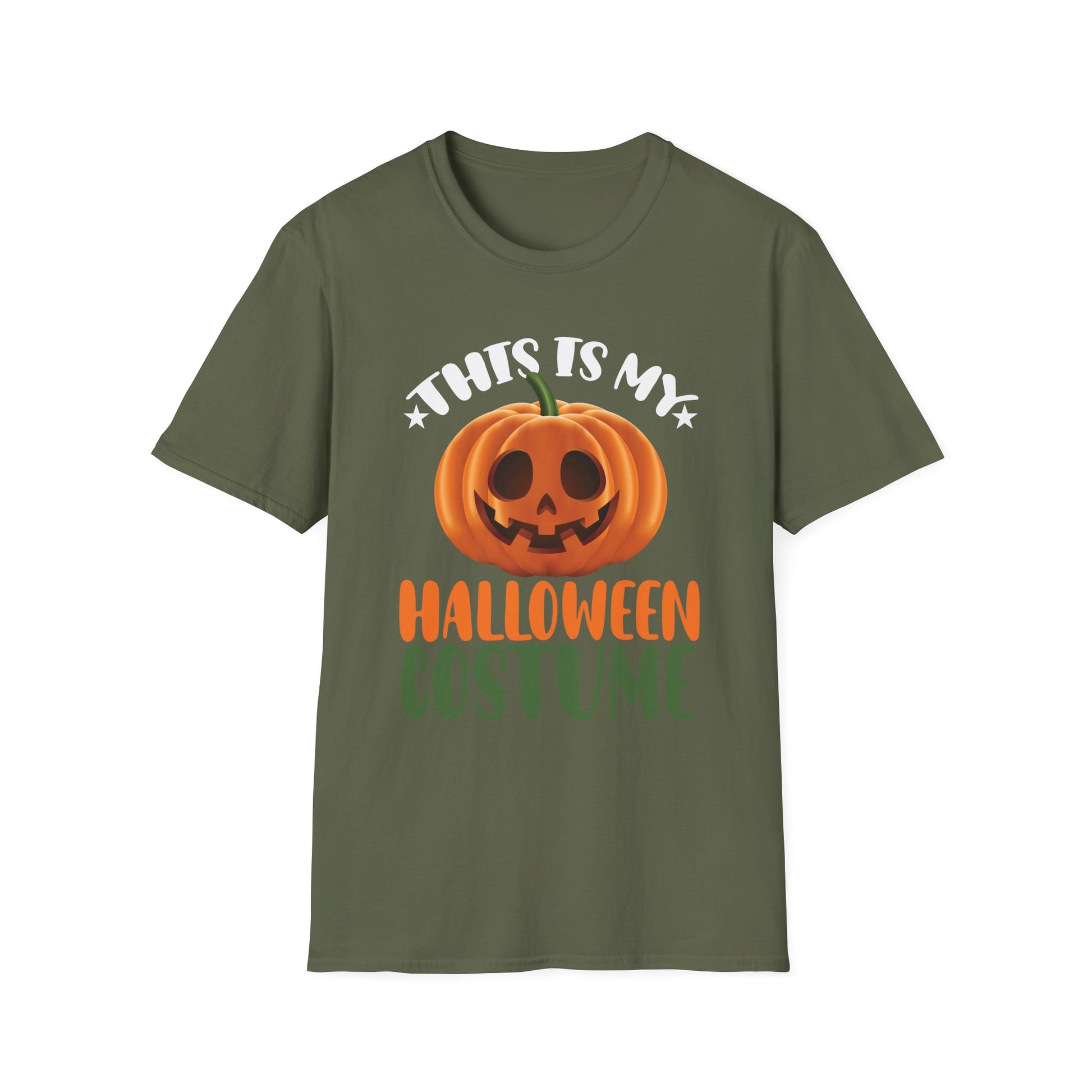 Halloween Costume T-Shirt — "This Is My Halloween Costume" Jack-o'-Lantern Tee