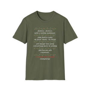 Christmas Carol Lyrics T-Shirt — 'Deck the Halls' Holiday Graphic Tee